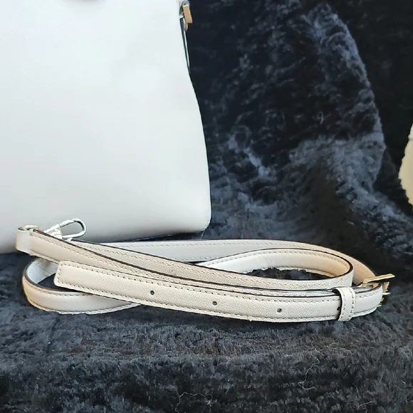Kate Spade LIMITED EDITION Cream Satchel Bag With Crossbody Strap - Picture 13 of 16
